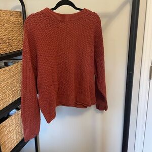 Orange sweater - size L
